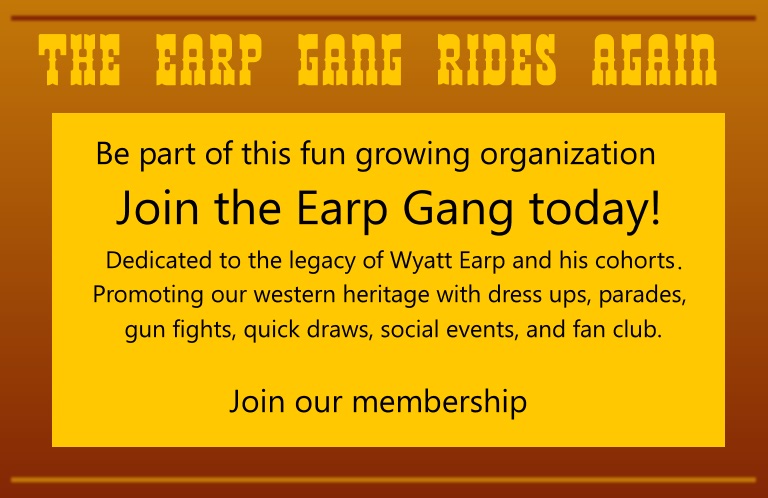 Earp Gang Index Page